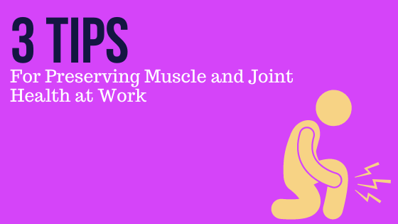 Muscle preservation and joint health
